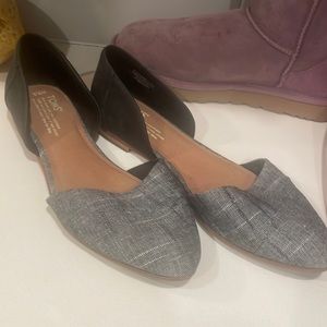 TOMS work ballet flats